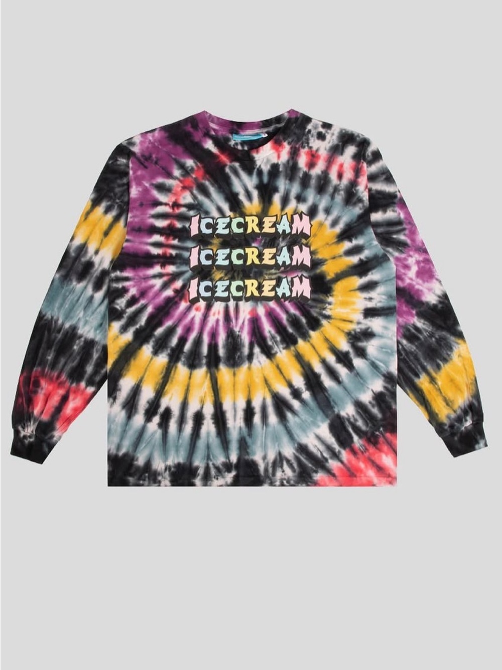 Unisex BBC Icecream Tie-Dye Long Sleeve Tee billionaire boys club size medium